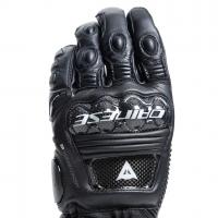 DRUID 4 LEATHER GLOVES BLACKBLACKCHARCOAL-GRAY