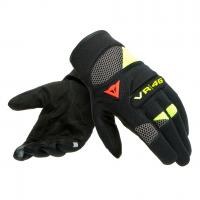 VR46 CURB SHORT GLOVES BLACK/ANTHRACITE/FLUO-YELLOW