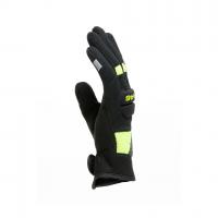  VR46 CURB SHORT GLOVES BLACK ANTHRACITE FLUO-YELLOW