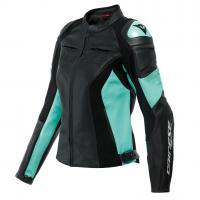 CHAQUETA DAINESE RACING 4 LADY BLACK/ACQUA-GREEN 