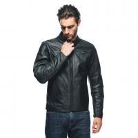 MIKE 3 LEATHER JACKET BLACK